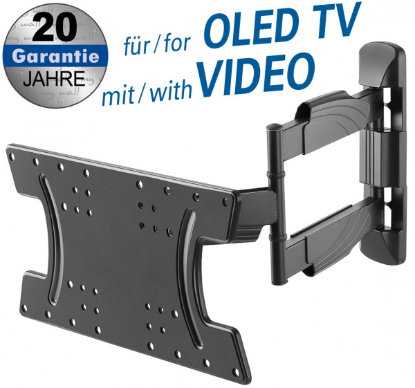 Full-motion bracket designed for OLED TV`s