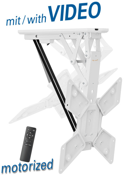 Electric TV bracket white