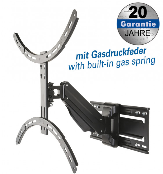 TV wall bracket with gas spring