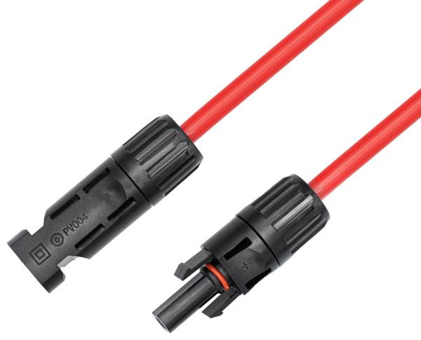 PV Kabel 6 mm² mit MC4 Steckverbinder