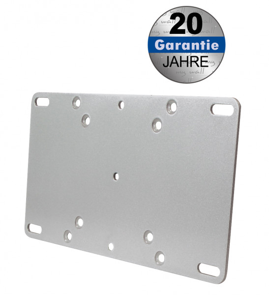 Silver adapter plate for VESA