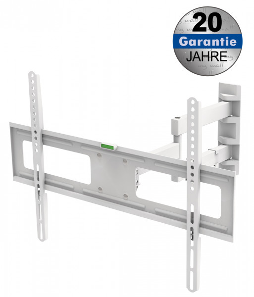 White fully movable wall bracket 
