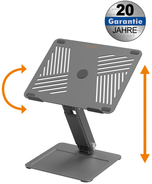Height-adjustable laptop stand