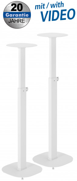 White stand for speakers