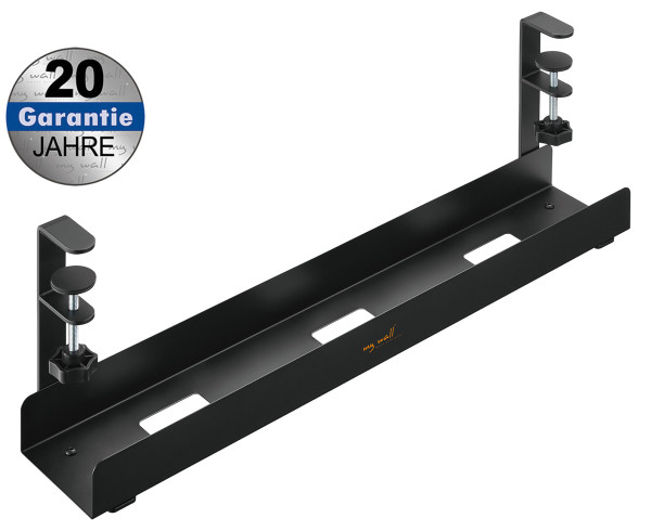 Desk cable management black