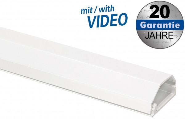 White cable duct