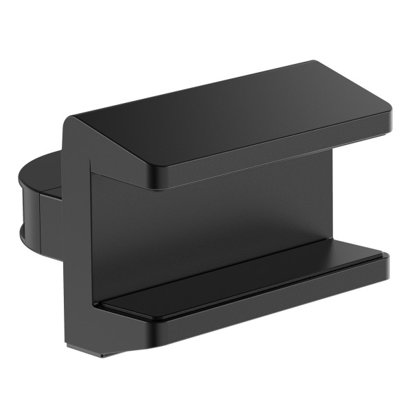 Bar holder for socket strips in black