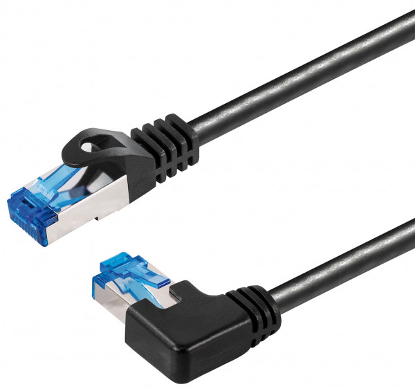 Cat6A / S/FTP (PIMF) Patch Cable, angled