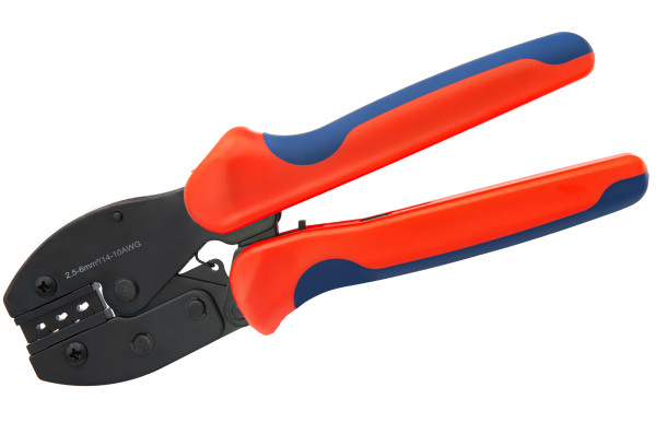 Crimping tool for MC4 connector on solar cables