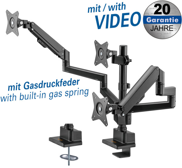 Monitorhalterung mit Gasdruckfeder