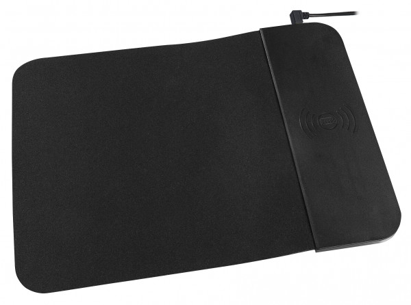 mouse pad with Qi wireless charging pad