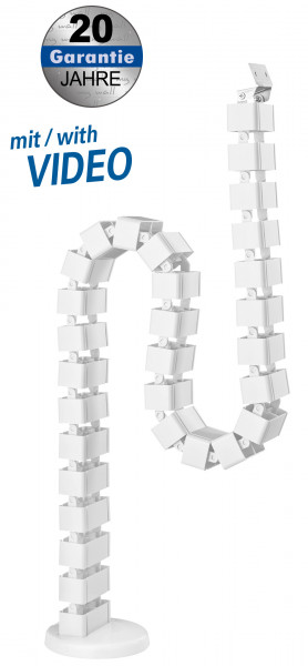 White cable duct