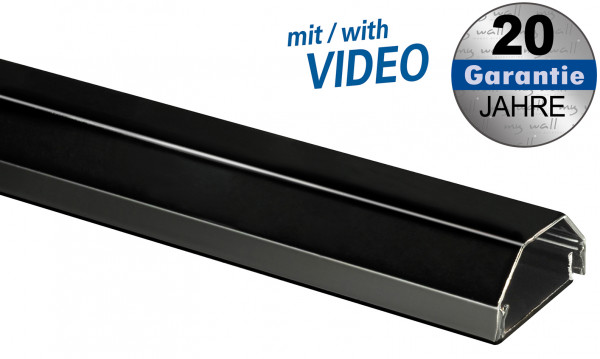 Black cable duct