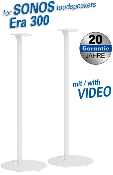 Weiße Lautsprecherständer