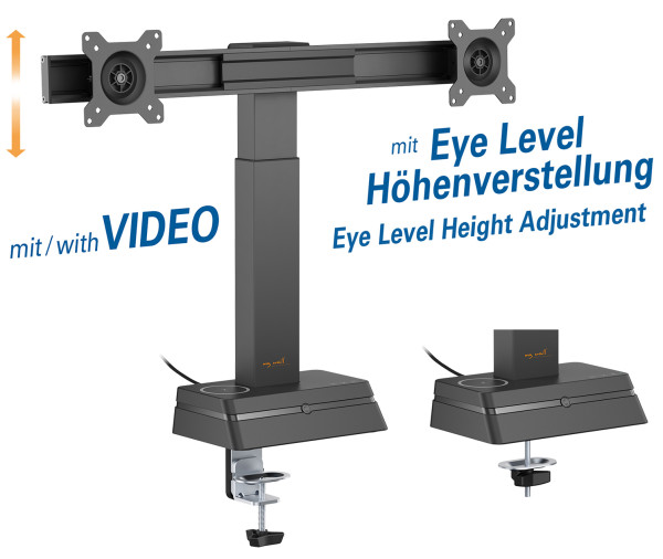 Dual monitor stand