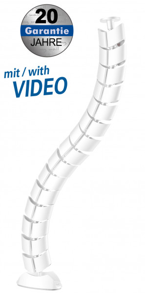 White cable duct