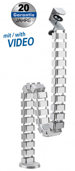 Cable duct silver