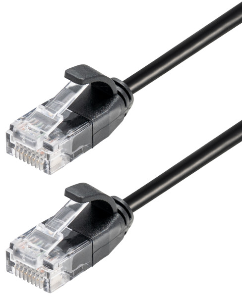 Slim Cat 6A network cable