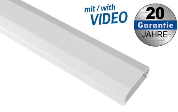White cable duct