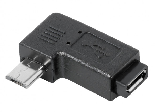 Micro USB angled 90° adapter