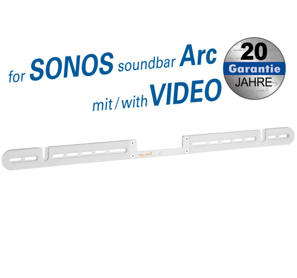 White wall bracket for SONOS Soundbar